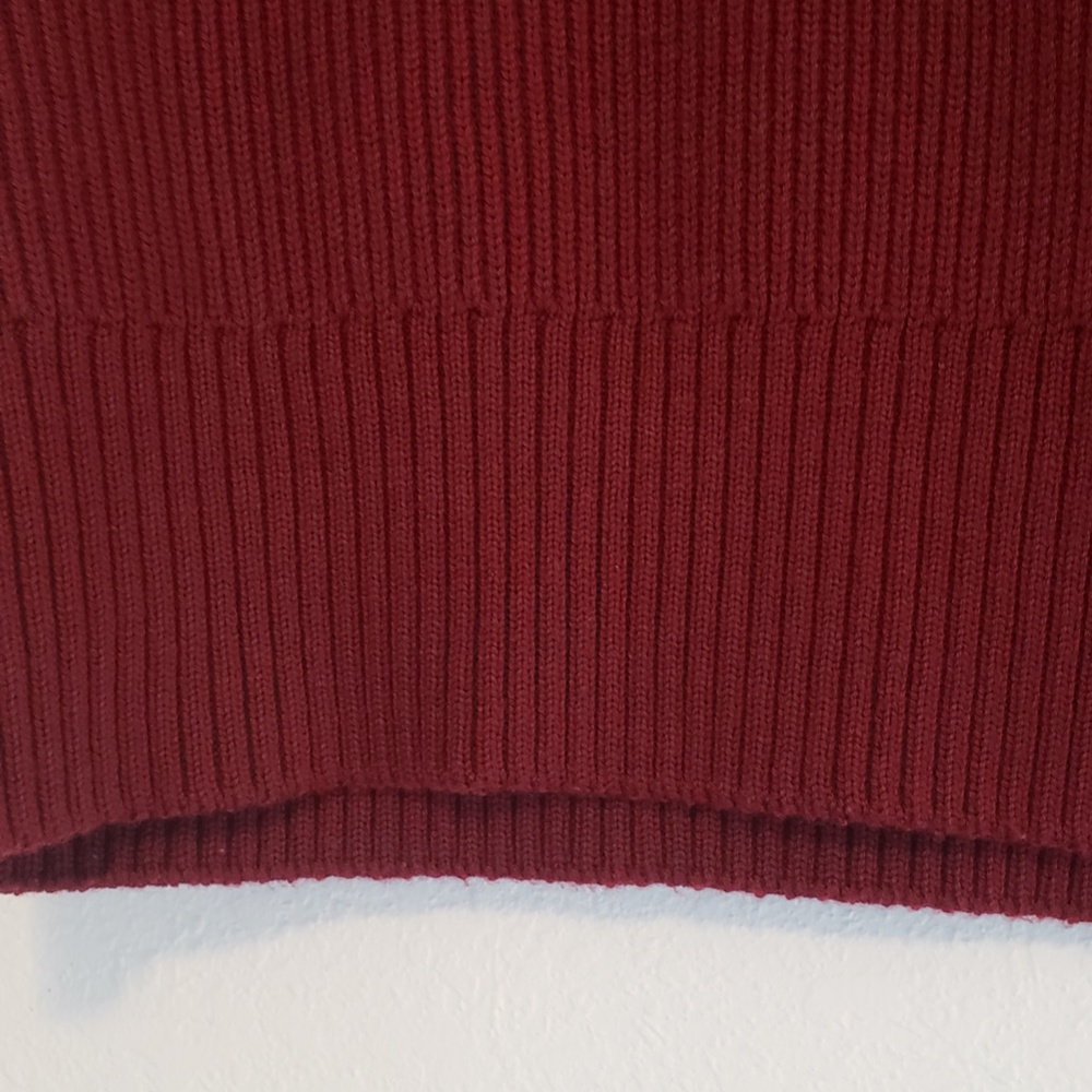 NWT Zara Beautiful Burgundy Wool Blend Vest - Picture 8 of 14